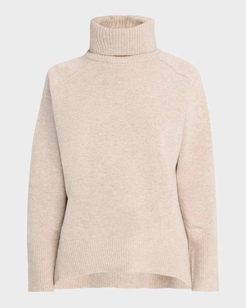 Eliza Wool-Cashmere Turtleneck Sweat